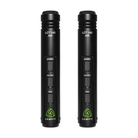 UPC: 0847986002129 | Lewitt LCT 140 AIR Small Diaphragm Condenser Microphone Stereo Pair