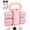 Pink, variant on Adjustable 2-in-1 Dumbbell & Kettlebell Set, Free Hand Weight 4.4lb~11lb for Home Gym Training
