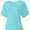 Aqua, variant on Womens Casual V Neck T Shirts Short Sleeve Loose Fit Summer Flowy Tops Tees