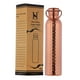 thumbnail image 1 of Botella de agua HealthGoods en cobre puro martillado de 1000 ml, 1 of 9