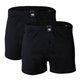 thumbnail image 1 of CECEBA Pantalones cortos para hombres, paquete de 2 - Boxer, básicos, de algodón, M-8XL, lisos Negro M (Medium), 1 of 3