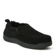 Dearfoams Men's Graham Genuine Suede Closed Back Loafer Slipper