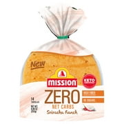 Mission Zero Net Carbs Tortillas Sriracha Ranch Street Taco Size 14 Count Keto Certified