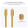 thumbnail image 3 of Native Union Belt Cable Pro - 240W USB Type C - 8ft Ultra-Strong Charging - Leather Strap (Kraft), 3 of 8