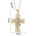 thumbnail image 6 of Tilga Faith Cross Necklace, Jesus Christ Cross Chain, Unisex, 6 of 6