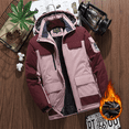 thumbnail image 4 of Chaqueta de invierno para exteriores de talla grande, ropa de pesca para exteriores para hombre, resistente al viento y al frío, forro polar grueso, ropa de montañismo para parejas para mujer, 4 of 4