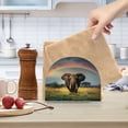 thumbnail image 5 of Ryvnso Elephant and Rainbow Acrylic Napkin Holder Table Kitchen Paper Tissue Organization, 5 of 7