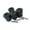 Black, variant on Aluminum Amplifier Feet Pad Shock Absorbing Stand Base PC Chassis Heat Dissipation