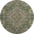 thumbnail image 2 of Addison Rugs Mayfield Premium Machine Washable Traditional Traditional Brown Round Rug, 8' x 8', 2 of 8