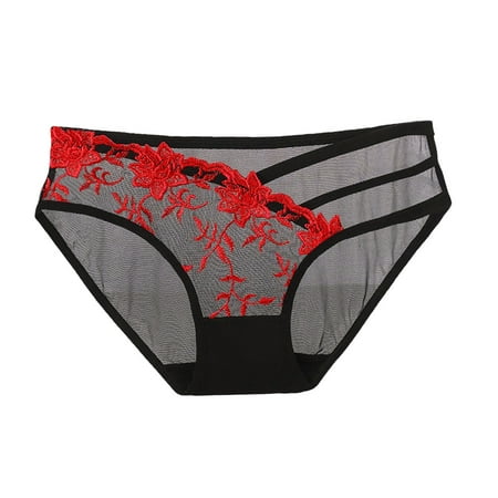 

GWAABD High Waisted Comfy Underwear Womens Underwear Microfiber Lace Bikini Panties