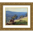 thumbnail image 1 of Gercken, Graham 14x12 Gold Ornate Wood Framed with Double Matting Museum Art Print Titled - Landscape Oil Painting, 1 of 4
