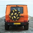 thumbnail image 6 of Rateoe Banana Pattern Tire Cover Wheel Protectors Weatherproof Wheel Covers Universal Fit for Trailer Rv SUV Truck Camper Travel Trailers Accessories-15 inch, 6 of 6