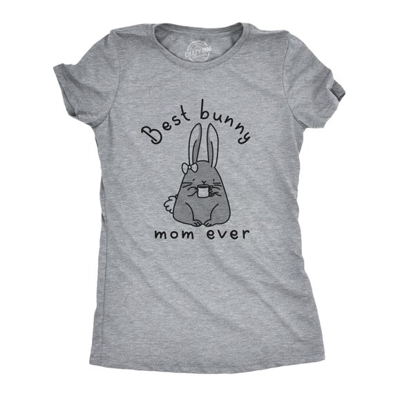 Womens Best Bunny Mom Ever T shirt Funny Funny Easter Sunday Graphic Novelty Tee Womens Graphic Tees