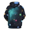 thumbnail image 3 of Space Planets Adventure 3d Sweatshirts Hoodie Fashion Casual Personality Men's Women Street Hoodie Pullovers Long Sleeve Comfortable Top, 3 of 6