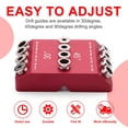 thumbnail image 6 of 30/45/90° Angle Drill Hole Guide Jig for Angled and Straight Hole,Cable Railing Lag Screw Drilling Template,1PCS, 6 of 9