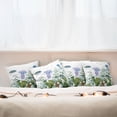 thumbnail image 3 of Ambesonne Ocean Throw Pillow Cover 4 Pack, Seaweed Jellyfish Fish, 18", Reseda Green Jade Green, 3 of 6