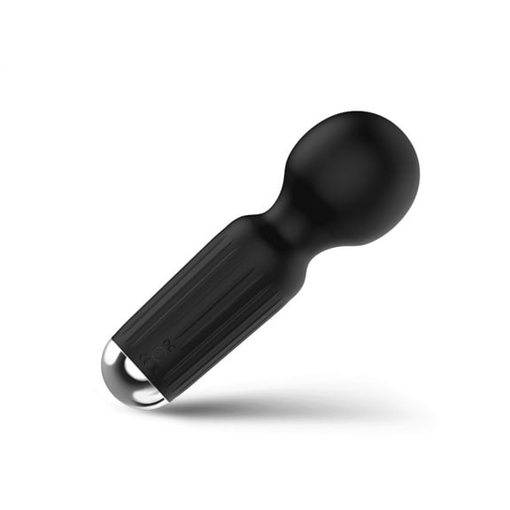 Rechargeable Personal Massager - Wireless & Waterproof - Powerful Multi Speed Vibration - Whisper Quiet - for Muscle Tension Relief in Neck, Back, Shoulders, Legs and Feet - Black