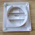 thumbnail image 4 of Goodhd 4-6 Inch Ventilation Cover Exterior Wall Ventilation Grille White Pipe Vent,150Mm, 4 of 9