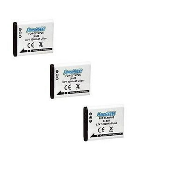 3x Li 50b Batteries For Olympus D 780 Olympus Sp 7 Olympus Sz 15 Sz 16 Tg 625 Olympus Tg 630 Olympus Tg 0 Walmart Com Walmart Com