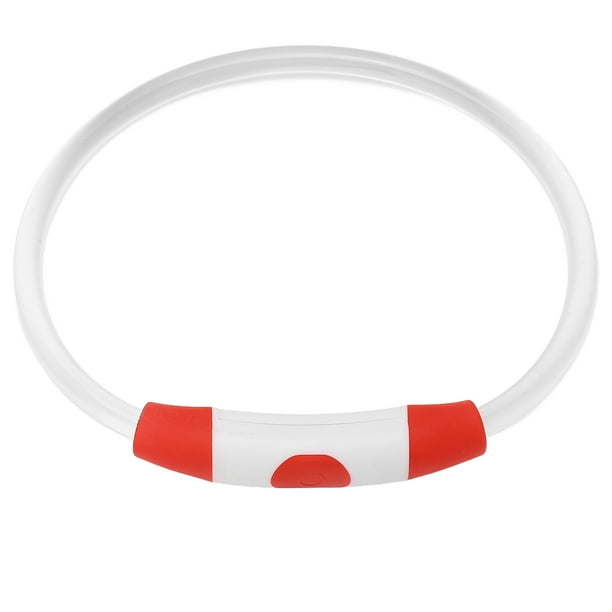 Collar De Perro LED, Collar Recargable Para Mascotas Con Flash USB Con 3 Modos De Luz Para Seguridad Nocturna De Perros