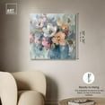 thumbnail image 5 of Floral Vortex II Canvas Floral Abstract Art by Art Remedy, Gallery Wrapped, 30" x 30", 5 of 7