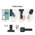 thumbnail image 3 of Door Lock, Fingerprint TTLock Digital Biometric Lock Wireless Password Smart Keyless Electronic Handle Door Lock Single Latch ,Easy to Install, 3 of 7