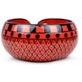 thumbnail image 4 of Nagina International Ceramic Attractively Hand Painted Gorgeous Stoneware Yarn Ball Storage Bowl With Innovative Dispensing Curl | Knitting & Crochet Accessions (Large, Tomato Grill), 4 of 5