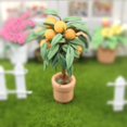 thumbnail image 3 of 1:12 casa de en miniatura árbol de de arcilla hecho en maceta para jardín micro ornamentos de paisaje (árbol ) CUTICAT Plantas en miniatura para casas de muñecas, 3 of 8