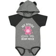 thumbnail image 3 of Inktastic My Auntie Loves Me Girls Bear Girls Baby Bodysuit, 3 of 5