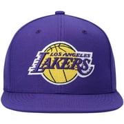 Mens Mitchell & Ness Purple Los Angeles Lakers Ground 2.0 Snapback Hat