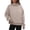 Khaki#womens mock neck sweatshirts, variant on Moxiu Womens Oversized Sweatshirts Mock Neck Pullover Long Sleeve Solid/Color Block Slouchy Fleece Preppy Turtleneck Tops 2026 Wine,XXL