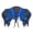 Blue, variant on Only Moment Elegant headwear Angel Demon Themed Cape Shrug, Collar Style Shawl Shrug, Soft Adult Neck Ornament for Festival Costume and Themed Party Events Blue,One Size