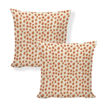 AUQ 2Pcs Throw Pillows,Fine Craftsmanship Square Cushion Cover Linen,Invisible Zipper Design Pillow Case,Red
