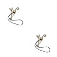 thumbnail image 2 of Destyer Curtain Cat-shaped Tiebacks Magnetic Multifunctional Small Buckle Wide Application Clips Home Office Curtains Ring Qinggu 2Set, 2 of 6