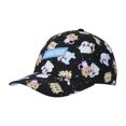 thumbnail image 1 of Lanky Box All-Over Character Print Youth Black Traditional Adjustable Hat, 1 of 7