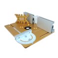 thumbnail image 1 of Riwcyla Set of 4 Router Table Insert Plate Aluminum Alloy Wood Milling Flip Board Machine Engraving Auxiliary Tool Woodworking Benches, 1 of 6