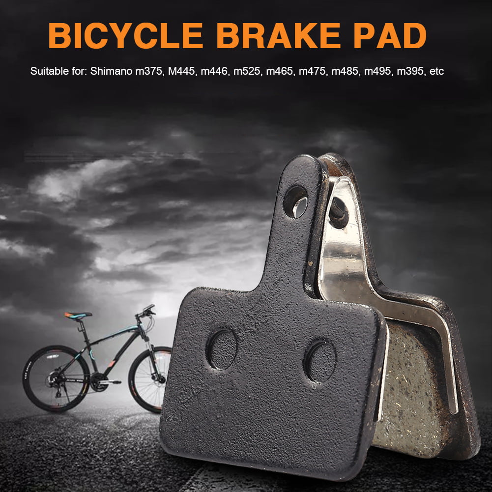 Bicycle bike Brake Pads Accessories 4 Pairs 2-Stroke Caliper Disc Iron Useful 