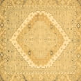 thumbnail image 1 of Ahgly Company Indoor Square Oriental Brown Modern Area Rugs, 5' Square, 1 of 4