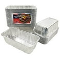 thumbnail image 6 of Pactogo Loaf Pans - Disposable Aluminum Foil 1 1/2 lb. Bread Tins 8.5" X 4.5" X 2.3" (Pack of 50), 6 of 6