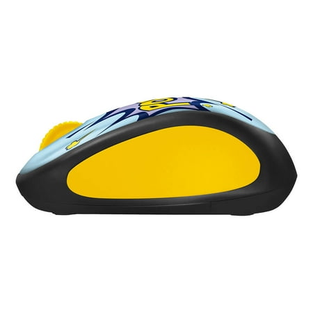 Logitech - Design Collection Limited Edition Wireless 3-button Ambidextrous Mouse with Colorful Designs - POW