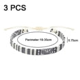 thumbnail image 2 of Pulsera de tobillo de 3 piezas, pulsera de tobillo ajustable, tobillera de playa unisex, accesorios coloridos para festivales de tobillo, 2 of 5