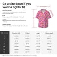 thumbnail image 5 of Disketp Colorful Donuts 1 Men's Hawaiian, Shirts Button Down Holiday Beach Shirts-{sizeName}-XX-Large, 5 of 5