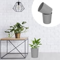 thumbnail image 3 of FELTECHELECTR Indoor Planting Flowerpots Grey 5Pcs 4.7x4.3in, 3 of 8