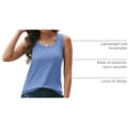thumbnail image 4 of DONYUDE Women's Square Neck Tank Top | Soft Lightweight Sleeveless Shirt, Loose Fit Flowy Summer Basic for Layering, Casual & Workout, 4 of 7