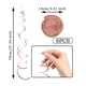thumbnail image 5 of Bewildely 6 pack/lote colgante en espiral ingredientes seguros artesanía exquisita DIY colgante decorativo guirnalda aniversario Kits de decoración para fiestas Oro rosa 27.5 pulgadas, 5 of 6