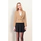 thumbnail image 1 of Saco corto cruzado doble botón Beige, 1 of 3