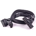 thumbnail image 2 of 2X 14+10Pin to 24 Pin ATX Supply Cable 20+4 Pin PC PSU Motherboard Cable for AX1500I AX1200I AX860I AX760I, 2 of 6