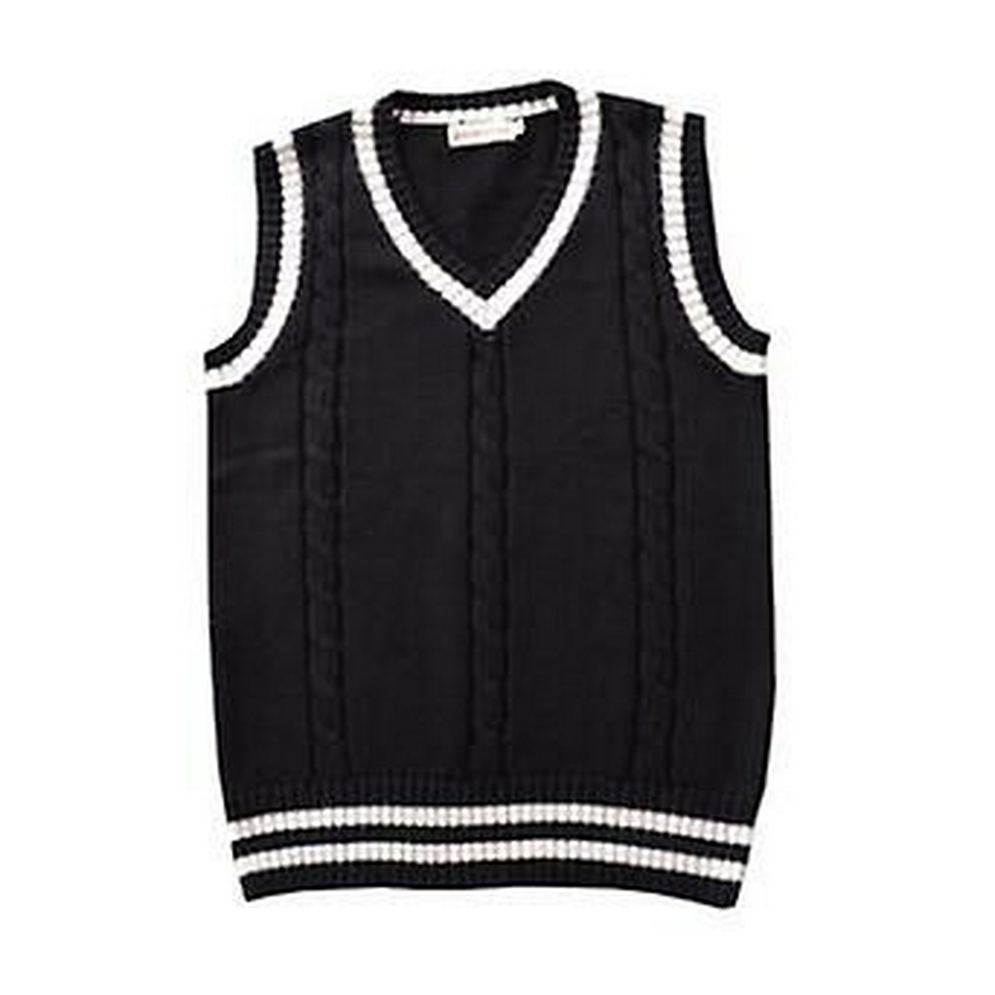 Black sleeveless sweater 2025