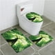 thumbnail image 1 of ABPHQTO Forest Home Sunlights to Woodland Wild Hábitat Summer Rays Dreamy Foliage Park Juego de alfombras de baño de 3 piezas Alfombra de baño Alfombra de contorno y tapa de inodoro, 1 of 2