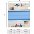 thumbnail image 5 of Starfishes and American Flag Mailbox Cover Magnetic Mailbox Wraps Sandy Beach Post Letter Box Cover for Garden Home Decor 25.5x21 in, 5 of 6